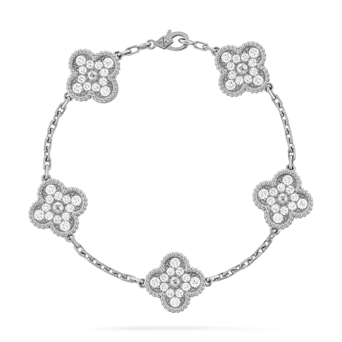 Van Cleef - Pulsera Vintage Alhambra, 5 motivos