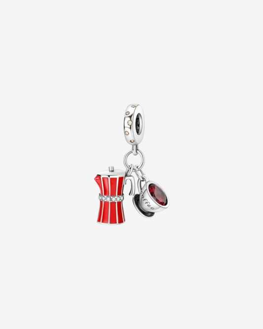 Charm Greca Roja y Taza