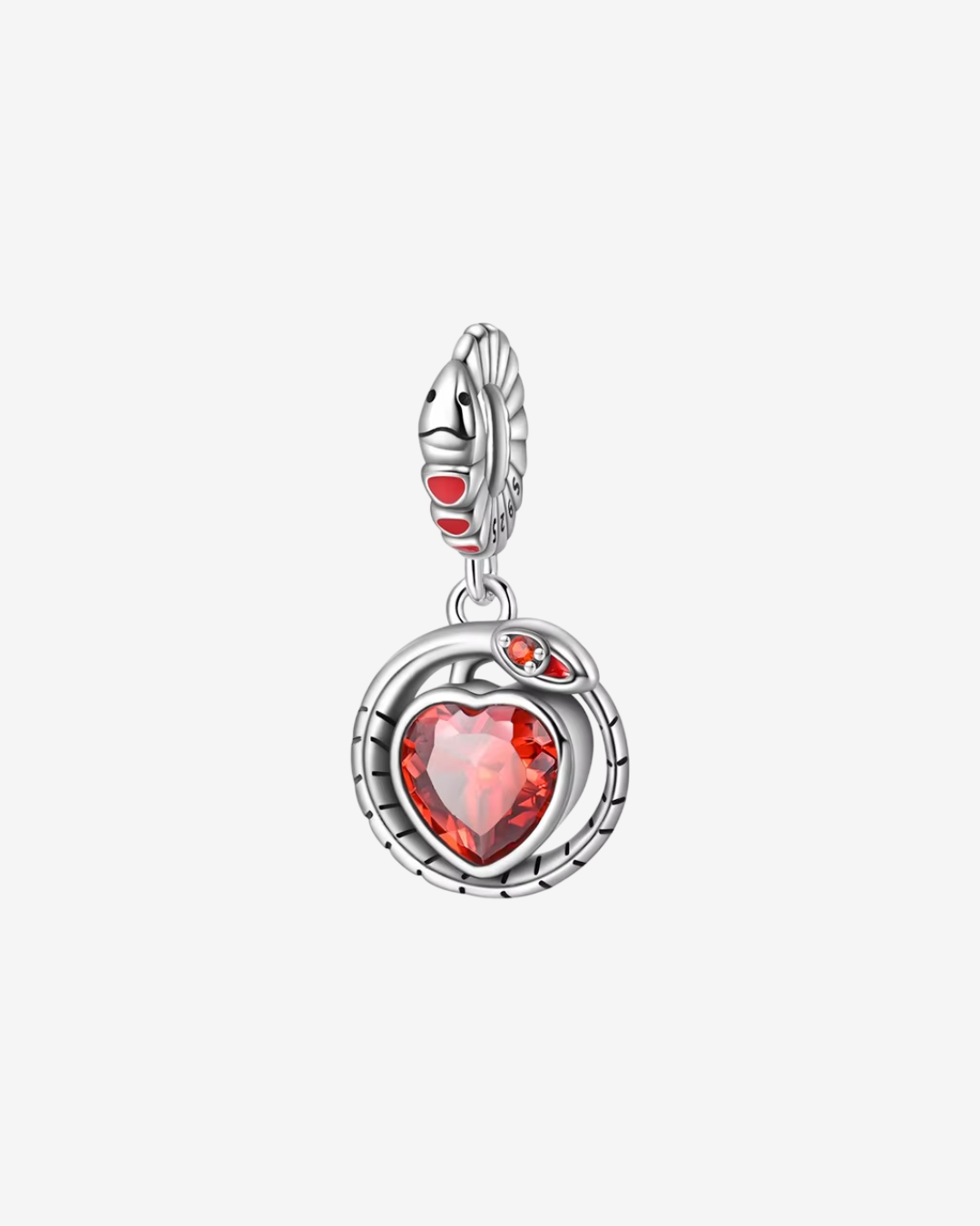Charm Corazón en Serpiente